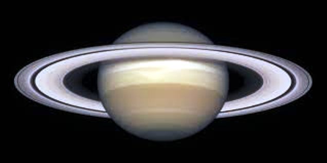 gli anelli di Saturno
